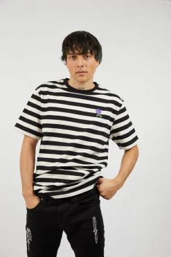 BROKEN PROMISES Thornless Striped Tee