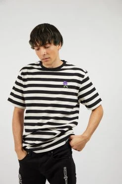 BROKEN PROMISES Thornless Striped Tee