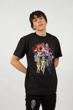BROKEN PROMISES Shirts Feels Anime Tee Black