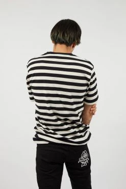 BROKEN PROMISES Thornless Striped Tee