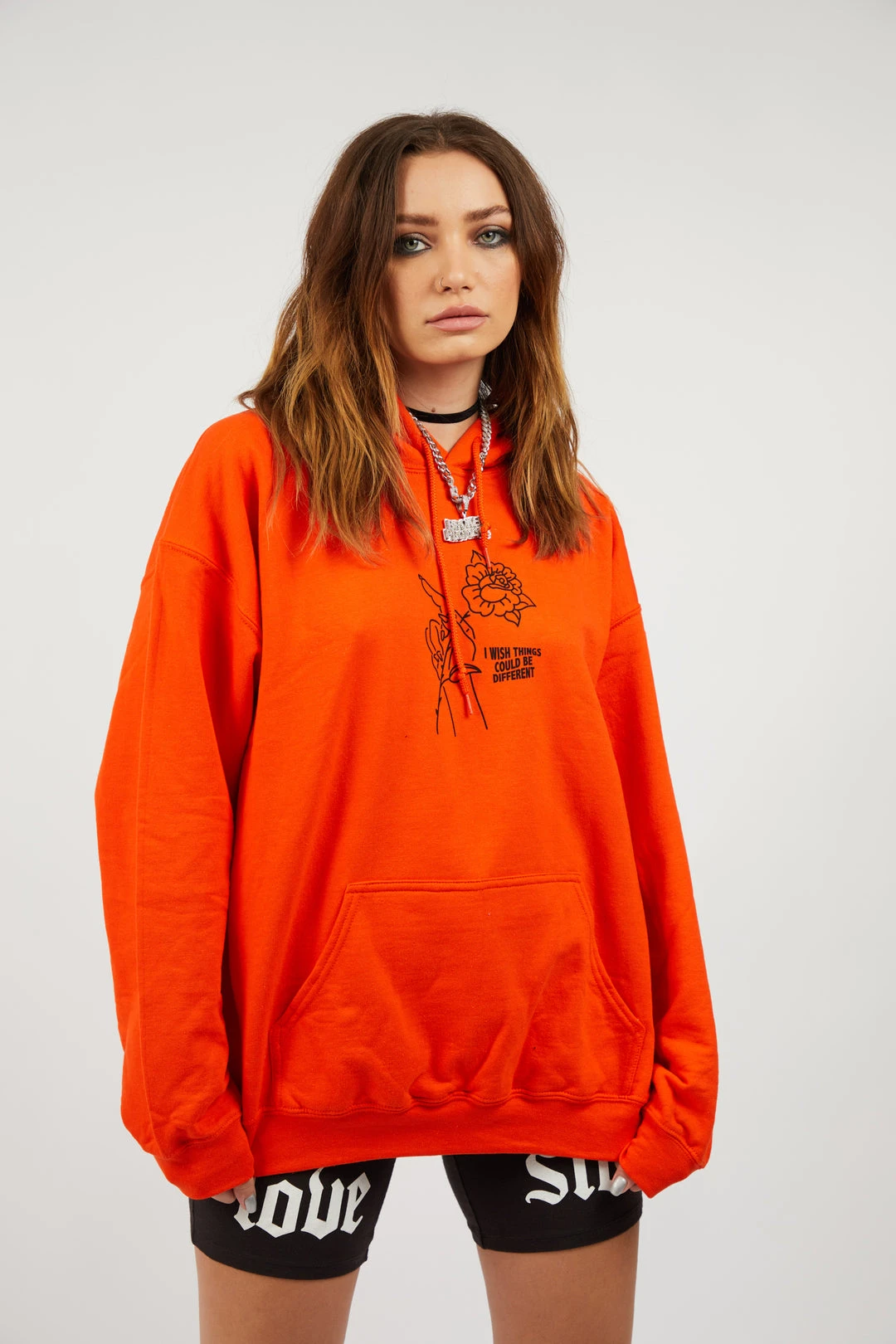 BROKEN PROMISES Hoodies Could Be Different Orange Hoodie