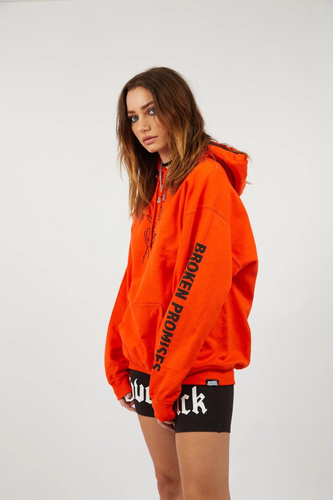BROKEN PROMISES Hoodies Could Be Different Orange Hoodie