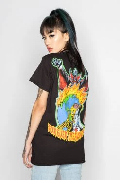 BROKEN PROMISES Never Forgive Tee Black