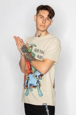 BROKEN PROMISES Shirts Worst In Me Tee Sand