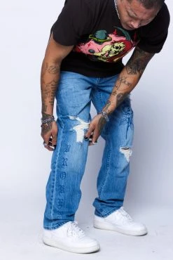 BROKEN PROMISES Wait Forever Blue Denim