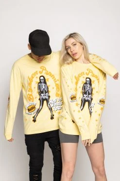BROKEN PROMISES Shirts Forever Rollin L/S Yellow