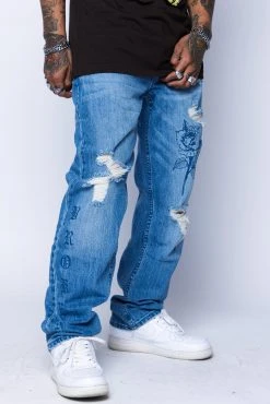 BROKEN PROMISES Wait Forever Blue Denim