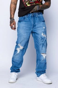 BROKEN PROMISES Wait Forever Blue Denim