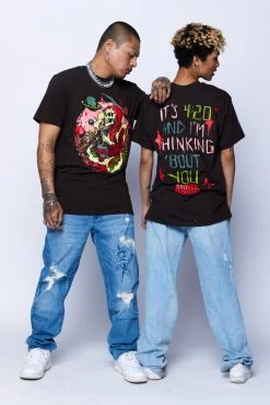 CASH Thinking Bout You Tee Chocolate