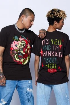 CASH Thinking Bout You Tee Chocolate