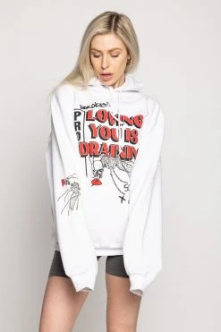 BROKEN PROMISES Hoodies Mosquito Hoodie White
