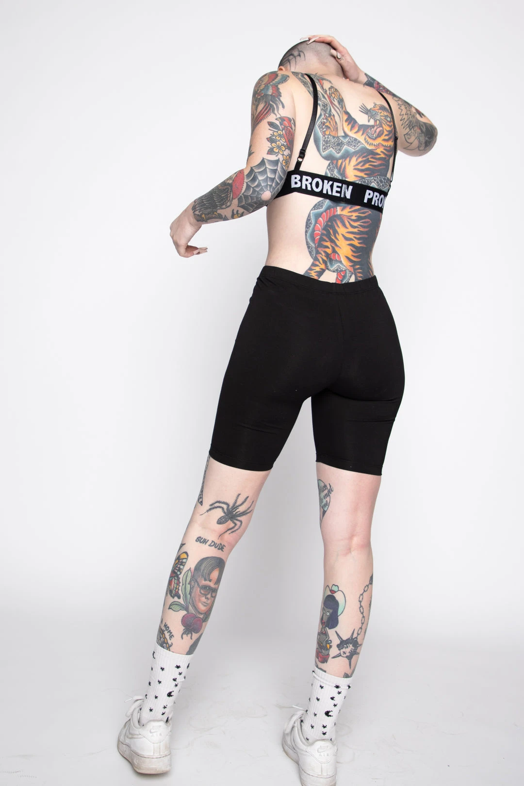 BROKEN PROMISES Bottoms Batter Up Bike Shorts