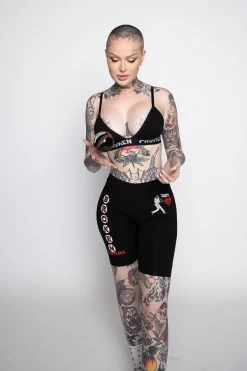 BROKEN PROMISES Bottoms Batter Up Bike Shorts