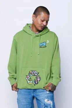 CASH Back Around Hoodie Green