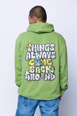 CASH Back Around Hoodie Green