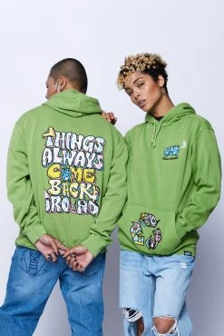 CASH Back Around Hoodie Green
