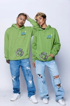 CASH Back Around Hoodie Green