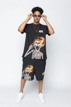 CASH Pyromaniac Champion Shorts