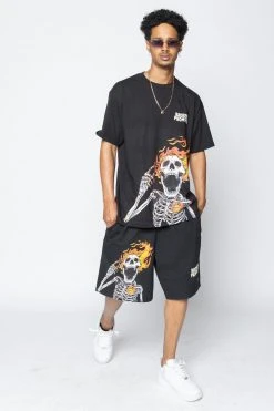 CASH Pyromaniac Champion Shorts