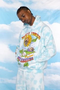 BROKEN PROMISES Contact High Tie Dye Hoodie - BPxYH Hoodies