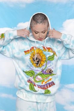 BROKEN PROMISES Contact High Tie Dye Hoodie - BPxYH Hoodies