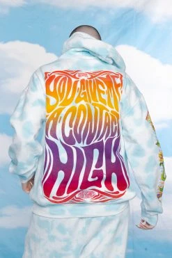 BROKEN PROMISES Contact High Tie Dye Hoodie - BPxYH Hoodies