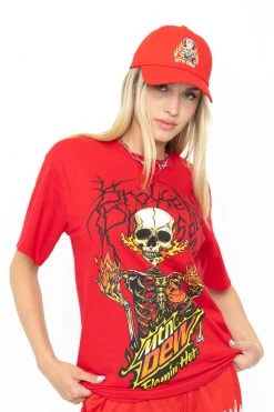 CASH Shirts BPxMTN DEW Scorched Tee Red