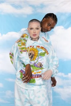 BROKEN PROMISES Contact High Tie Dye Hoodie - BPxYH Hoodies