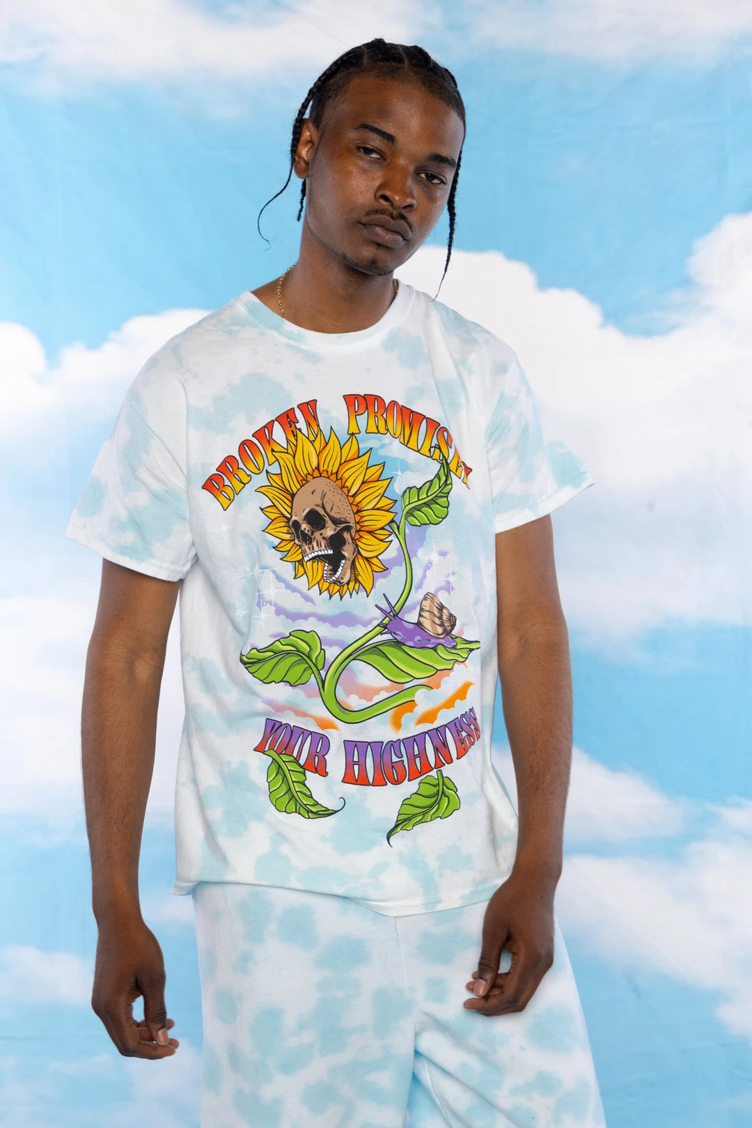 BROKEN PROMISES Contact High Tie Dye S/S Tee - BPxYH Shirts