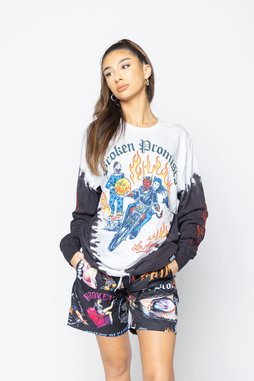 CASH Shirts Valley Of Death V-Dye Long Sleeve