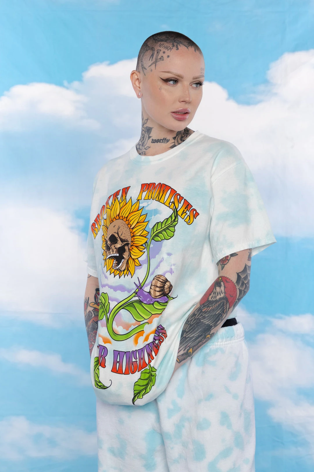 BROKEN PROMISES Contact High Tie Dye S/S Tee - BPxYH Shirts