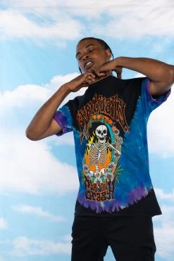 BROKEN PROMISES Crash And Burn V-Dye Tee - BPxYH Shirts