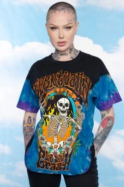 BROKEN PROMISES Crash And Burn V-Dye Tee - BPxYH Shirts