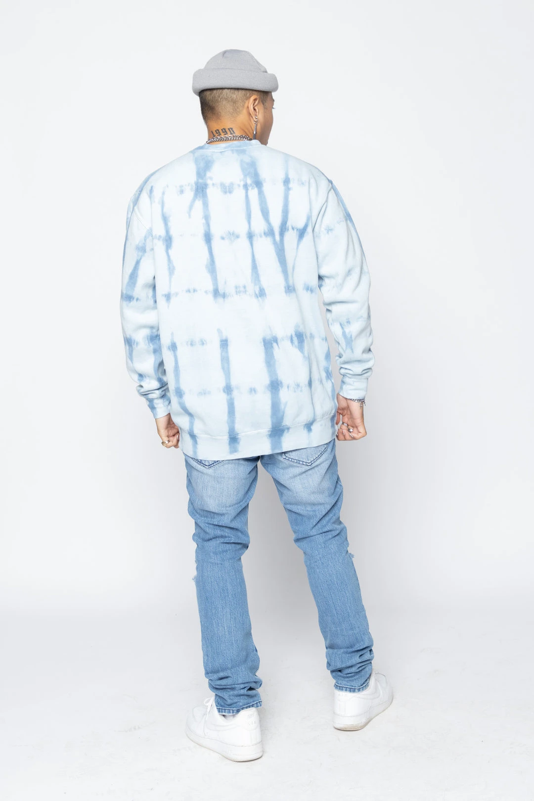 CASH Hoodies Feeling Maliblue Tie Dye Crew