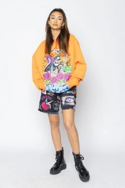 BROKEN PROMISES Concrete Jungle Hoodie Orange