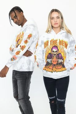 CASH Hoodies BPxMTN DEW Slow Burn Tie Dye Hoodie