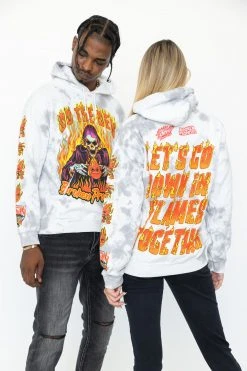 CASH Hoodies BPxMTN DEW Slow Burn Tie Dye Hoodie