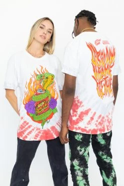 CASH BPxMTN DEW Down In Flames V-Dye Tee Shirts
