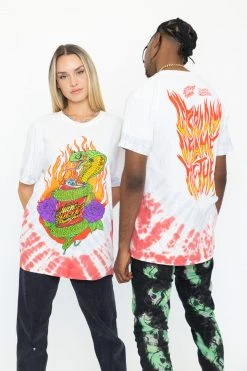 CASH BPxMTN DEW Down In Flames V-Dye Tee Shirts