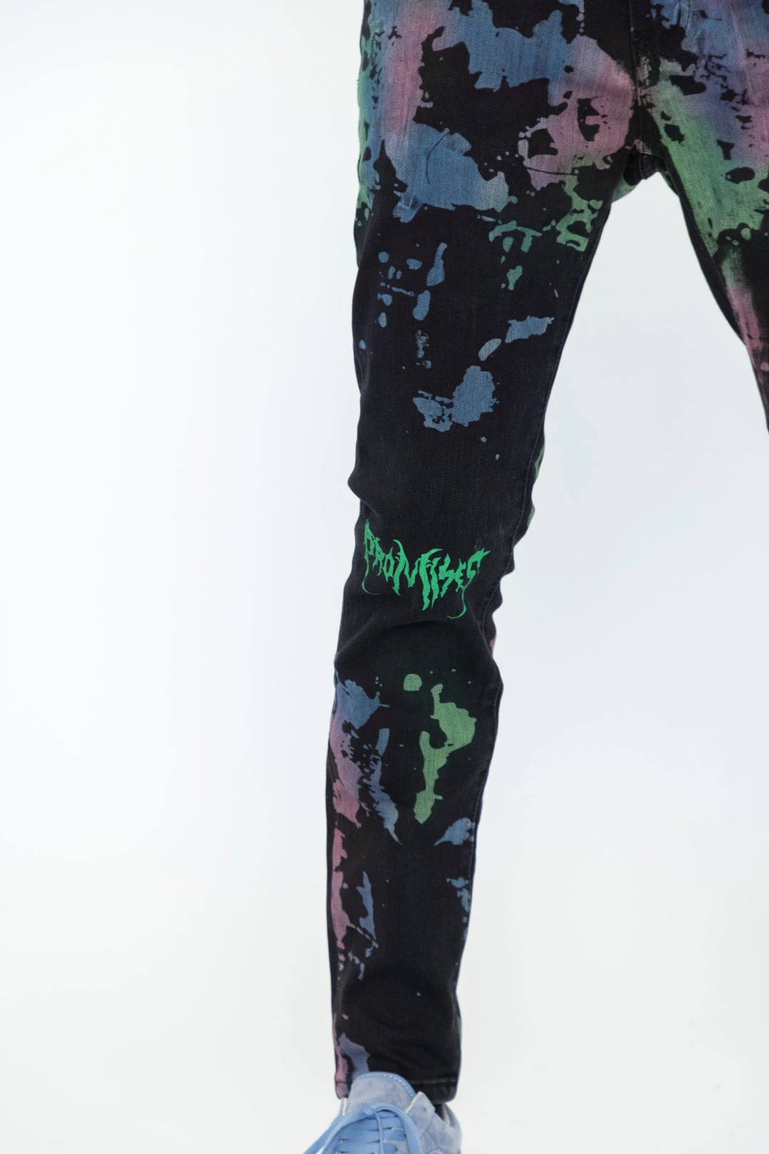 CASH Bottoms Graveyard Multi Tie-Dye Denim