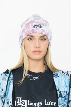 BROKEN PROMISES Last Dance Beanie Multi Dye Wave Logo