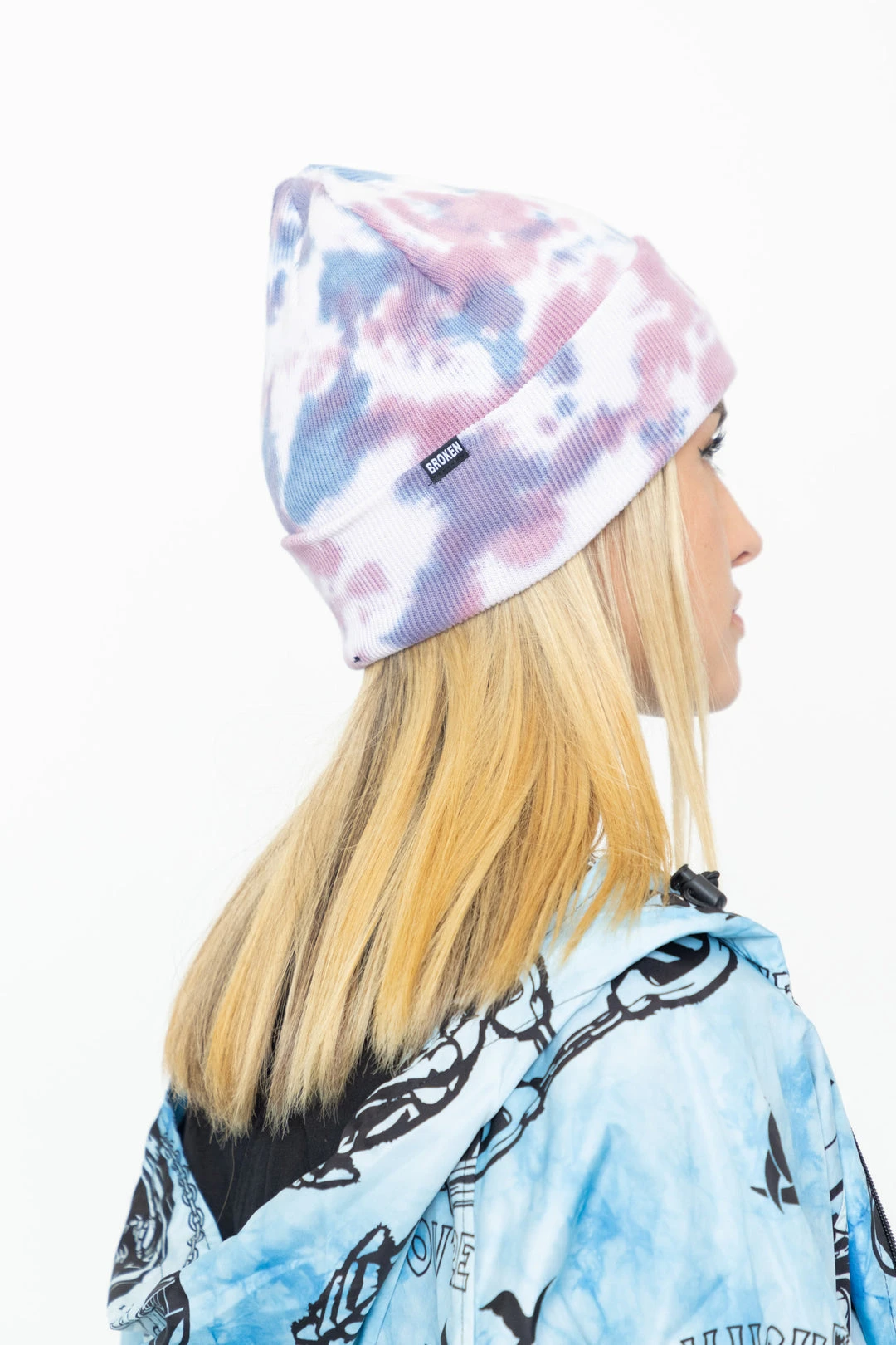 BROKEN PROMISES Last Dance Beanie Multi Dye Wave Logo