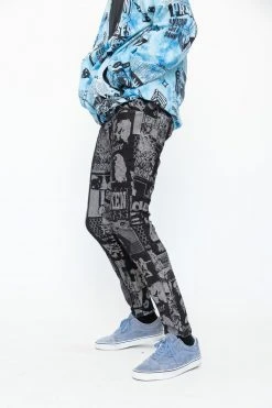 BROKEN PROMISES Tabloid Denim - Black