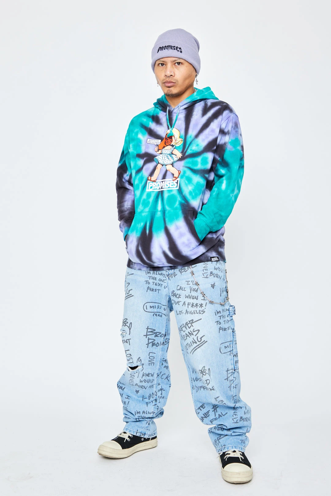 CASH Hoodies Delete Me Tie Dye Hoodie