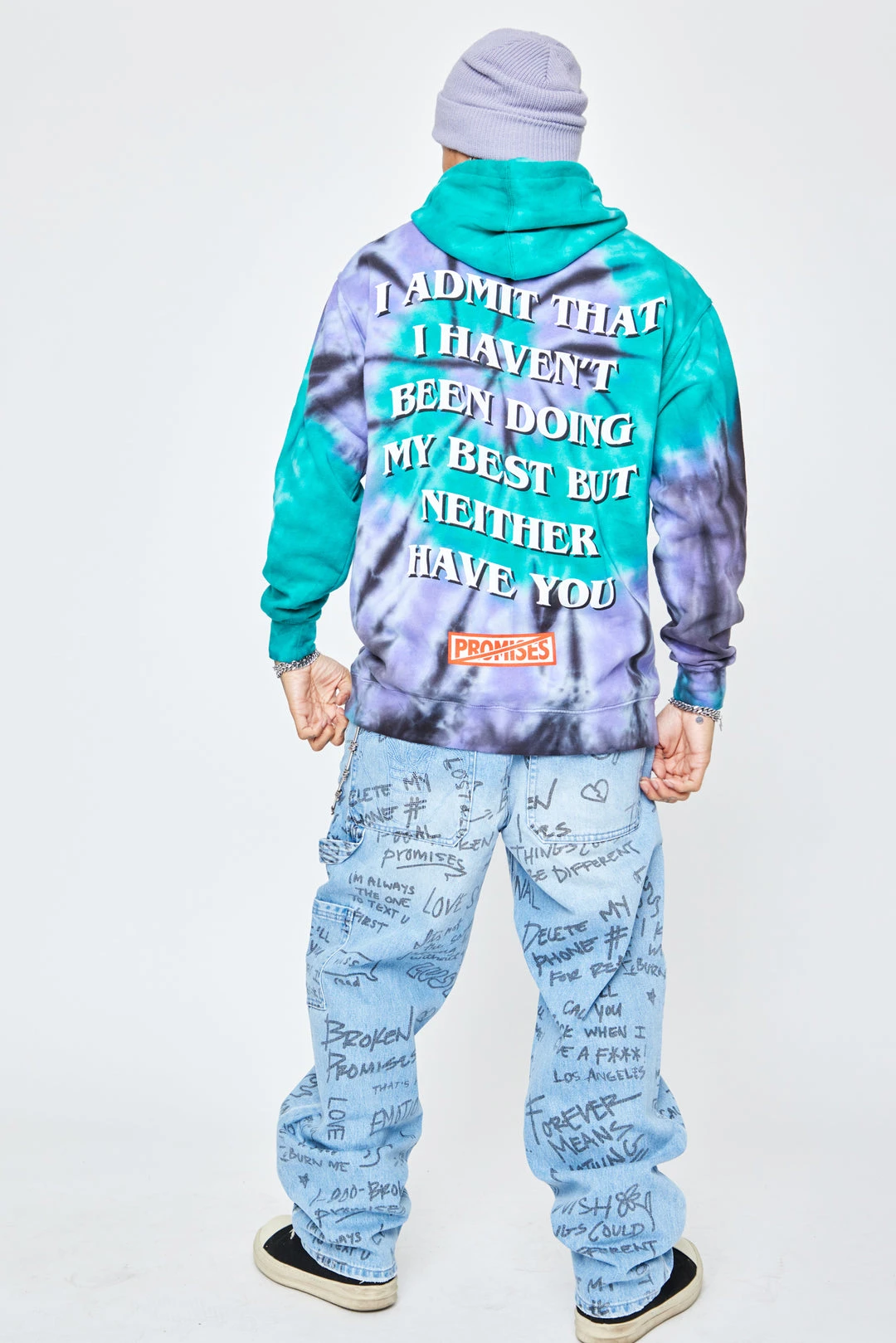 CASH Hoodies Delete Me Tie Dye Hoodie