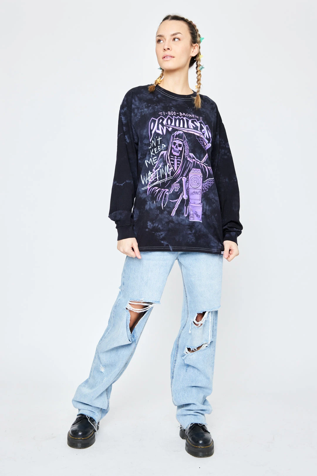 BROKEN PROMISES Call Waiting Purple TD LST Shirts