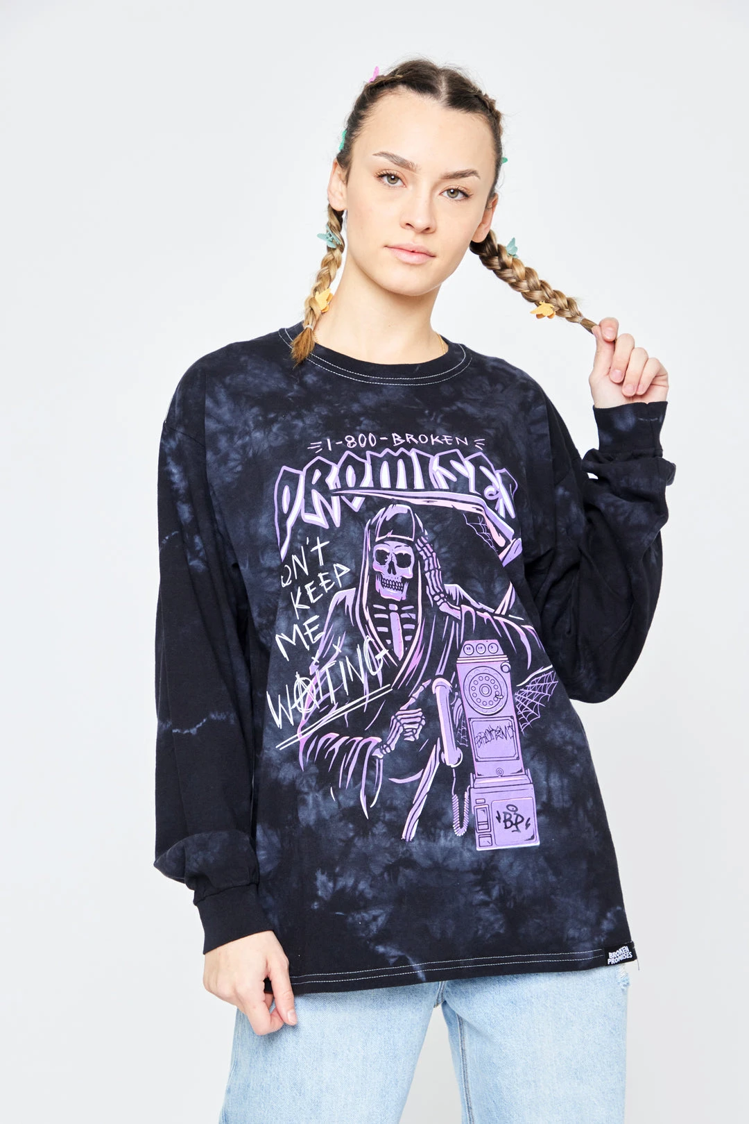 BROKEN PROMISES Call Waiting Purple TD LST Shirts