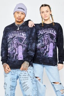 BROKEN PROMISES Call Waiting Purple TD LST Shirts