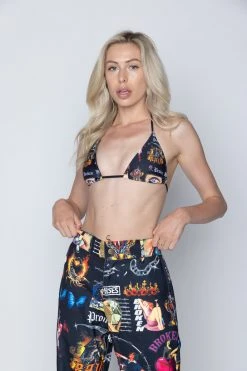 BROKEN PROMISES Bottoms Guilty Pleasure Skate Pant Black