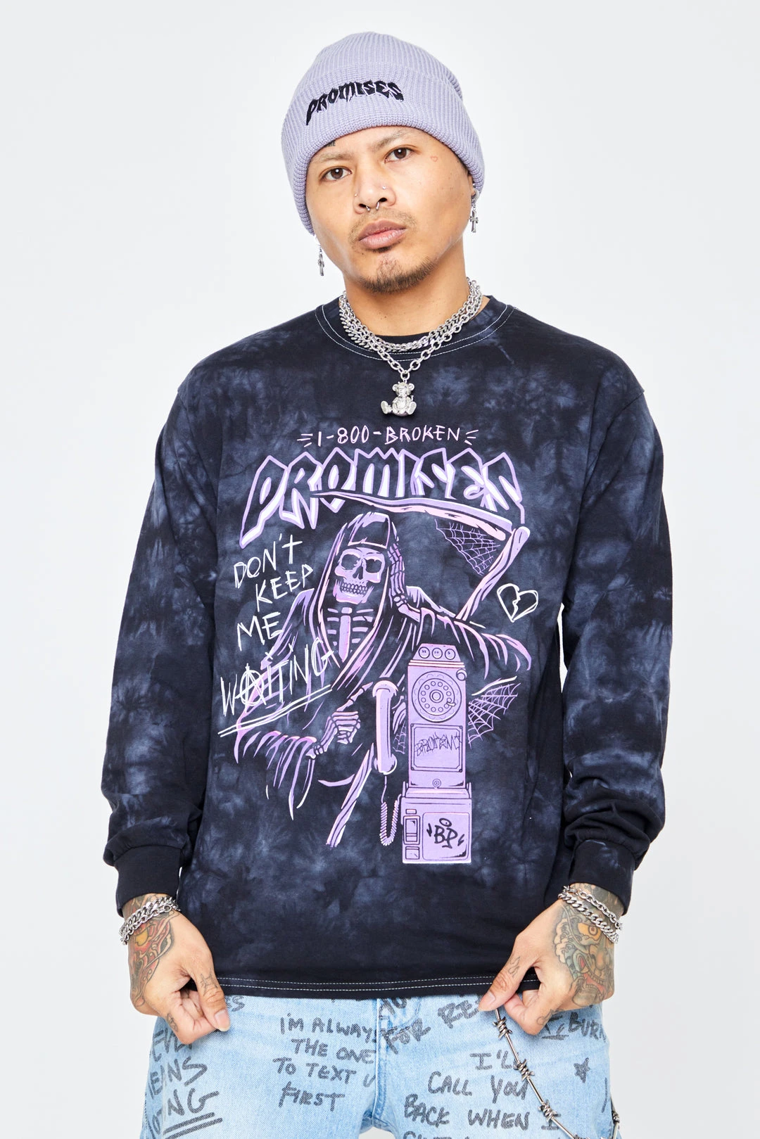 BROKEN PROMISES Call Waiting Purple TD LST Shirts